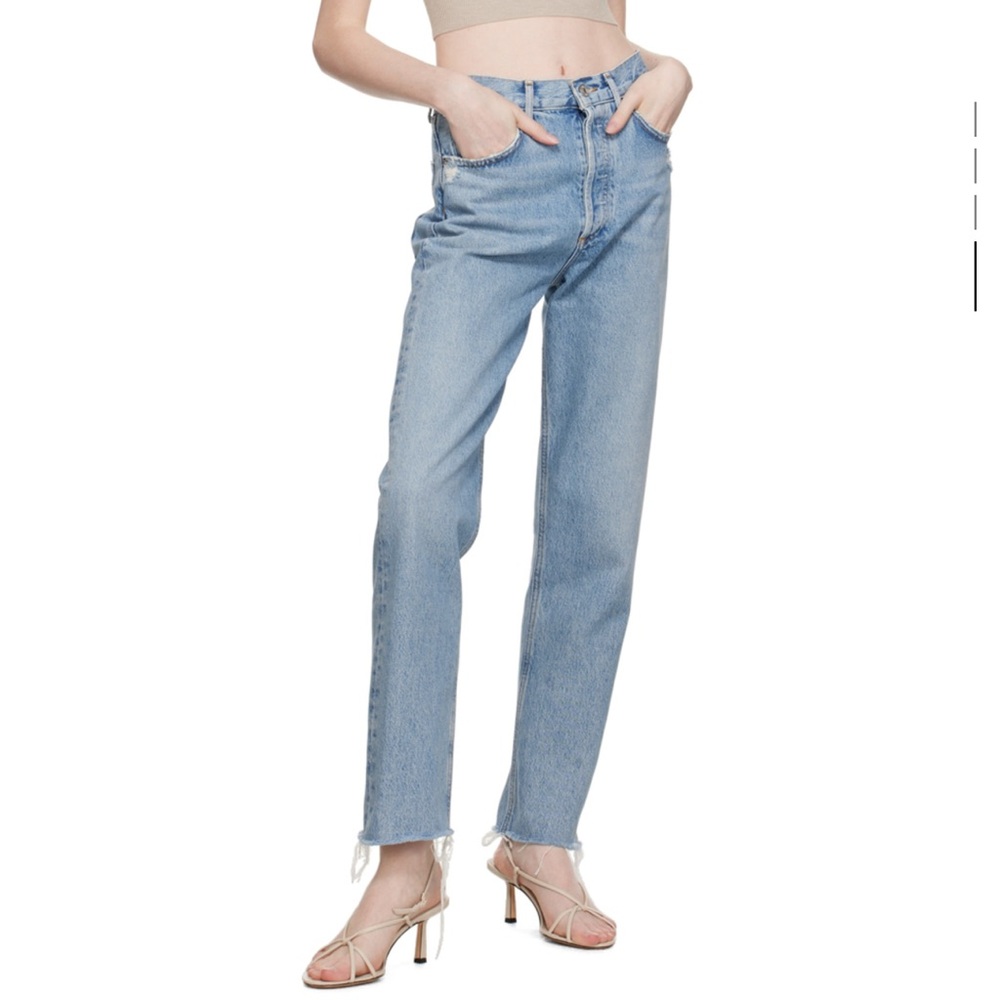Agolde Blue 90’s Pinch Waist Jeans